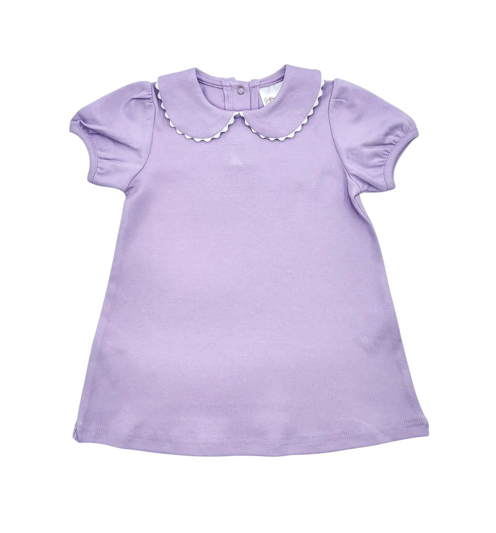 Short sleeve collar dress
