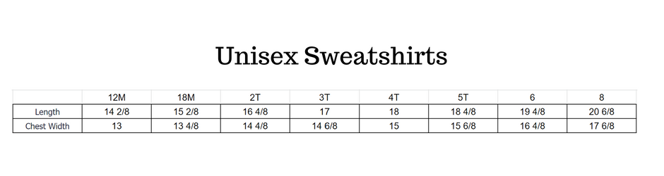 Unisex Kids Sweatshirt