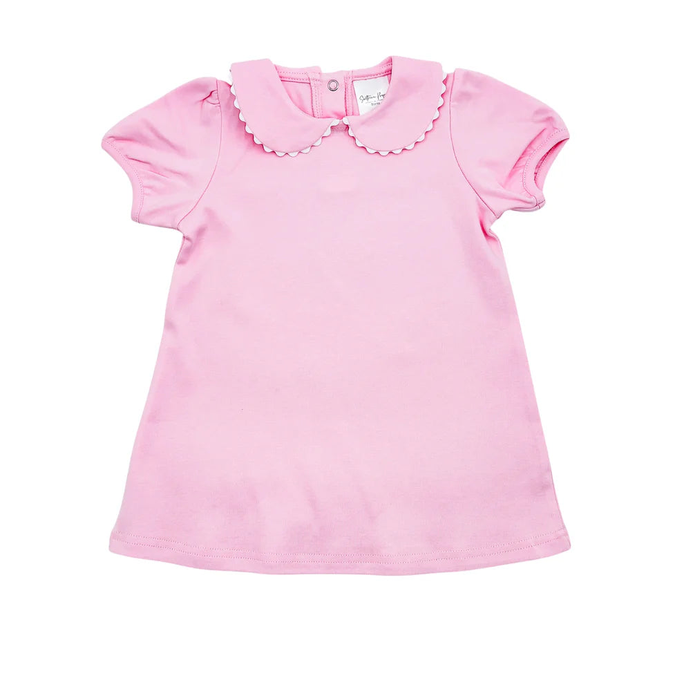 Short sleeve collar dress