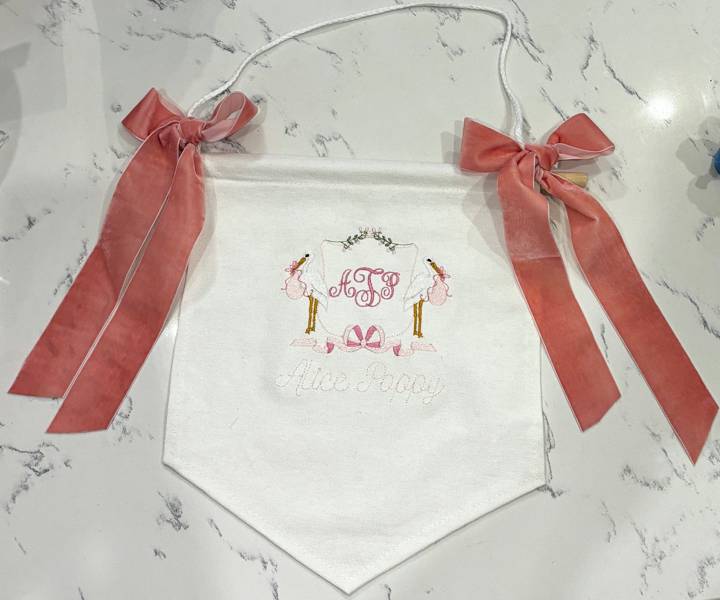 Birth announcement banner